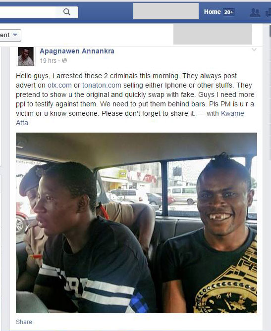 2 fraudsters busted in Ghana 2