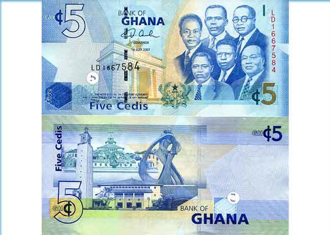 Bank of Ghana to issue out new 5 Cedi notes in March. 