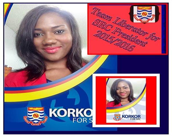 Abena Korkor female SRC presidential aspirant of UCC 2