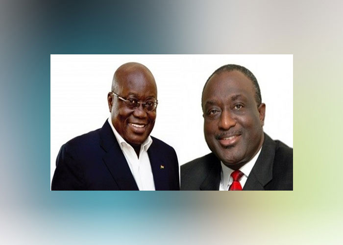 Nana Akufo Addo and Alan Cash. 