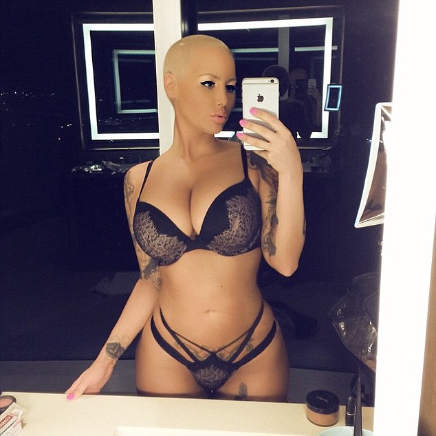 Amber Rose in a hot pose 2