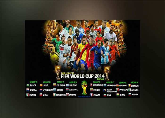 Brazil World cup 2014 fixtures. 