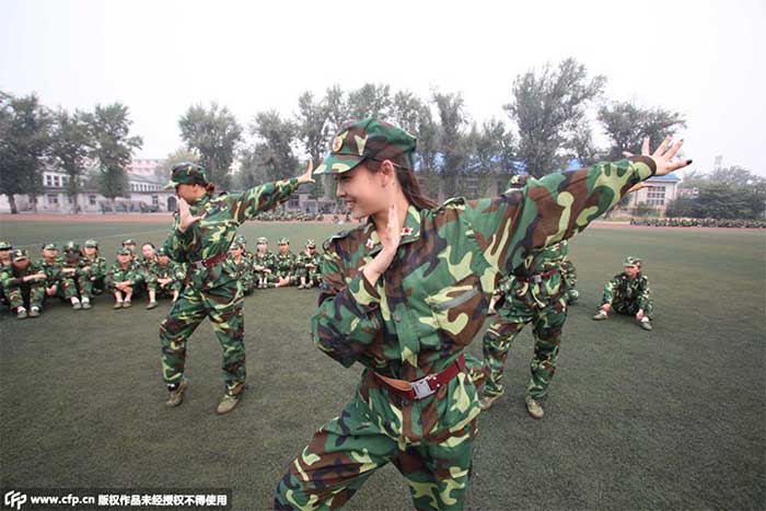 China college military training 3