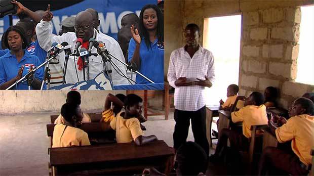 Concerned teachers divided over Nana Addo’s teacher trainee allowance promise. 