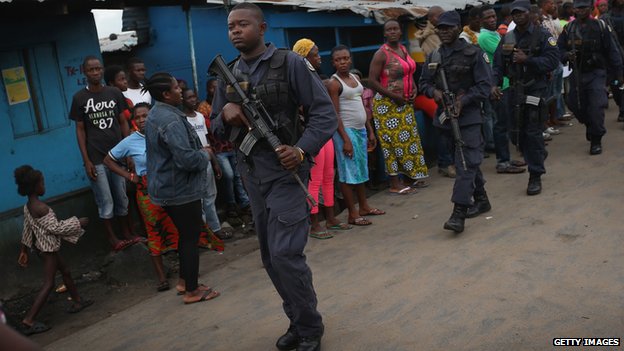 Ebola center looted in Liberia 2