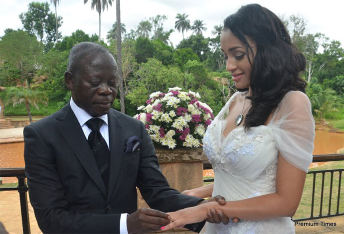 Governor Oshiomhole and Lara Fortes wedding 3