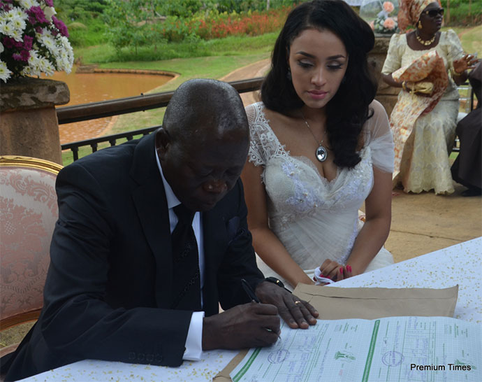 Governor Oshiomhole and Lara Fortes wedding 4