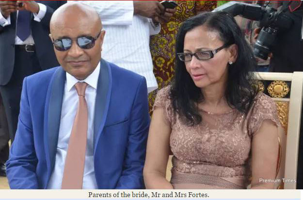Governor Oshiomhole and Lara Fortes wedding 7