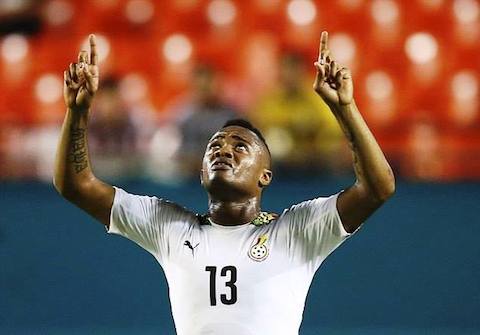 Jordan Ayew apologises. 