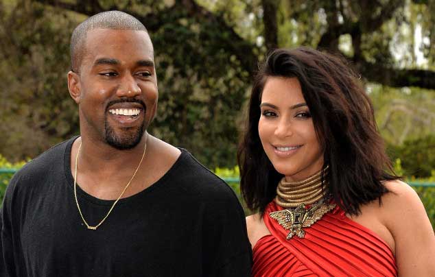 Wooow! Kim Kardashian dressed like a red Mermaid Princess with Kanye at Pre-Grammys Brunch