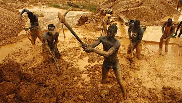 London is the hub for corrupt illegal miners in Africa. 