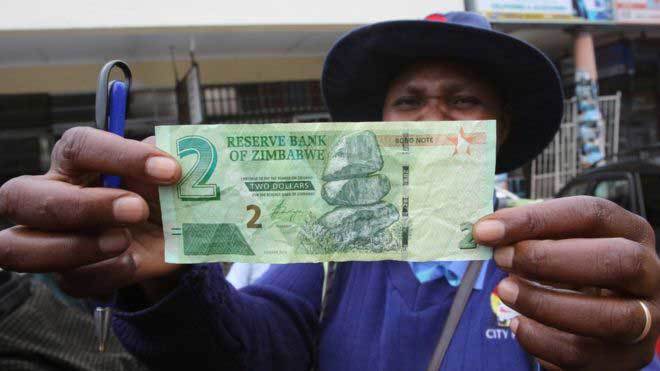 Zimbabwe's new note launched. 
