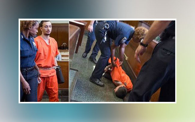 Rapist Saul Alvarez attacked in court. 