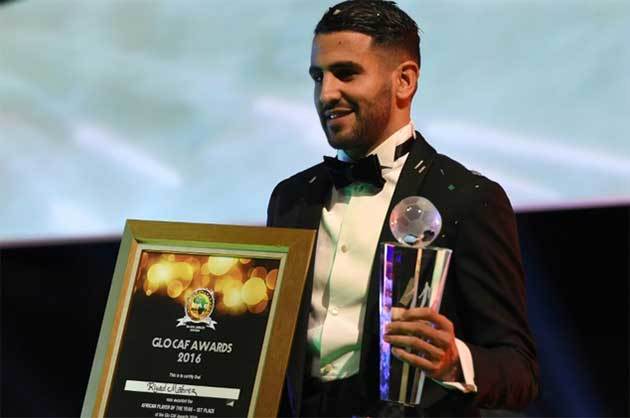 Riyad Mahrez is the best African footballer of the year. 