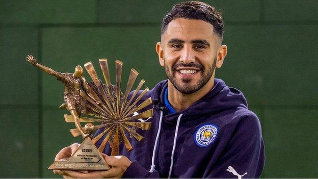 Riyad Mahrez wins BBC African Footballer of the Year 2016 award for the 1st time. 