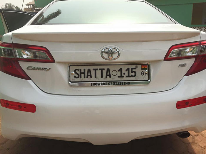 Shatta Wale customized car 2