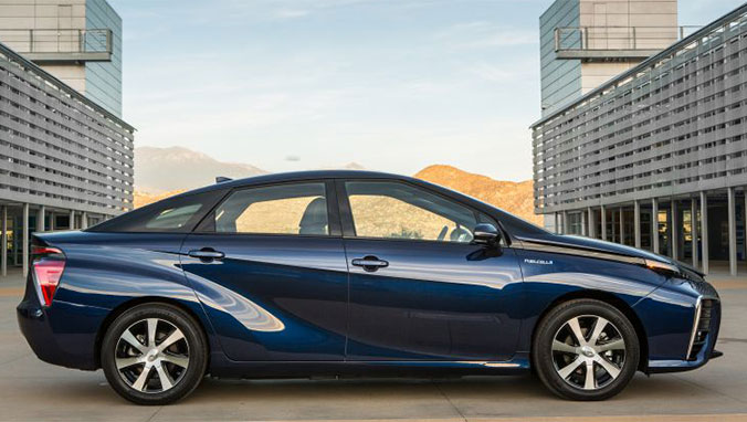 Toyota Hydrogen car. 