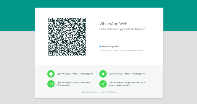 Whatsapp on desktop 3