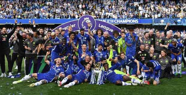 Chelsea FC win EPL title. 