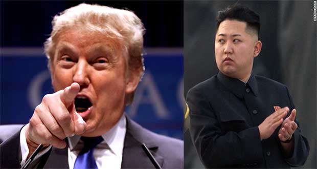 Donald Trump warns North Korea. 