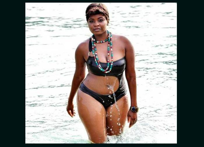 Portia Elom Gana the Curvaceous Ghanaian model.  