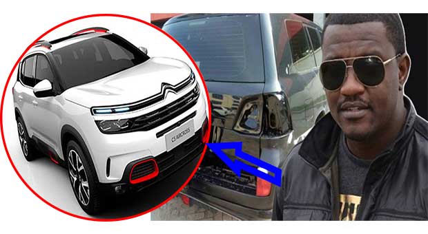 John Dumelo buys new SUV car, gives v8 to govt.  