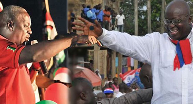 John Mahama vs Nana Akufu-Addo election 2020. 