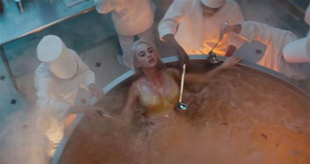 Katy Perry drops Bon Appetit video featuring Migos. 