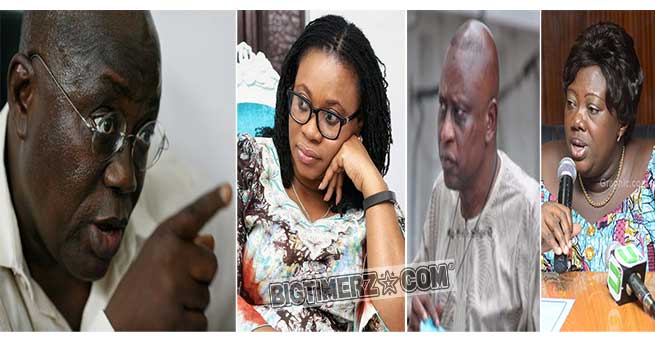 Charlotte Osei & her two deputies sacked from office.......