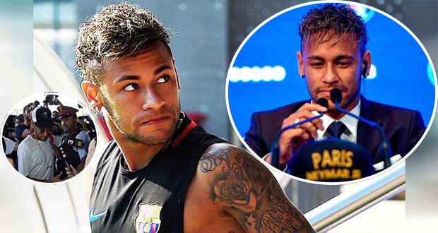 Neymar jnr unveiled by PSG. 