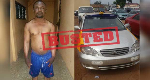 Notorious armed robber Kwame Adjei arrested. 