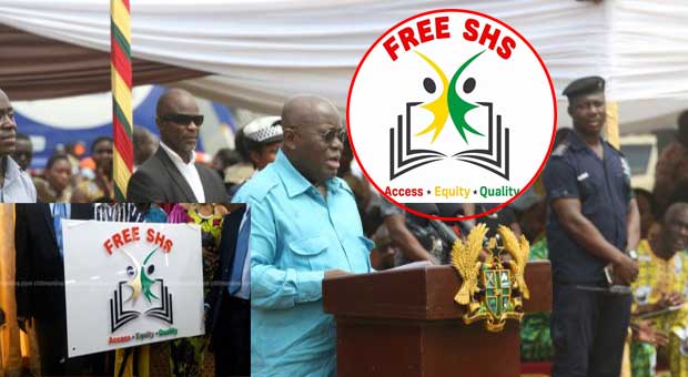 Free SHS officially launched by Akufo Addo Danquah. 