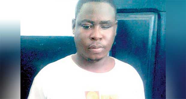 Nigerian man arrested. 