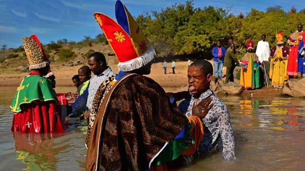 Tanzania worshippers carried away in river. 