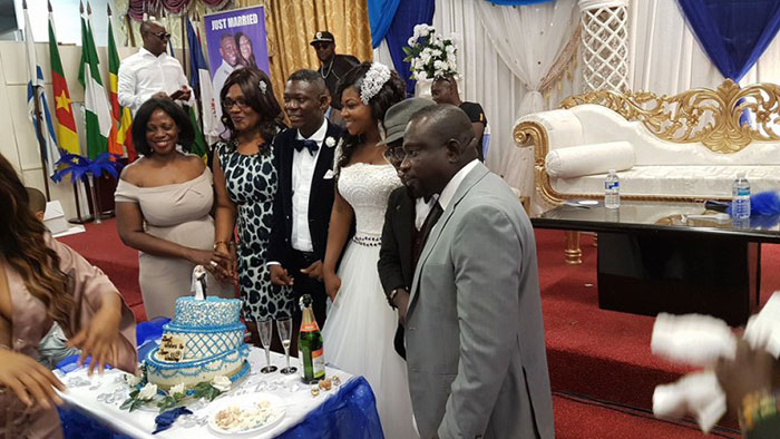 Agya Koo and wife Rita Asiedu wedding 2