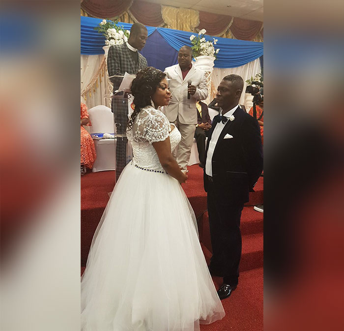 Agya Koo and wife Rita Asiedu wedding 4