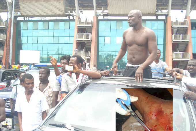Photos: Bukom Banku arrested for assaulting a 64-year-old woman