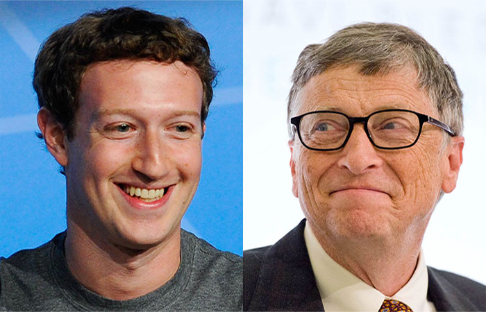 Bill Gates jealous of facebook owner Mark Zuckerberg. 