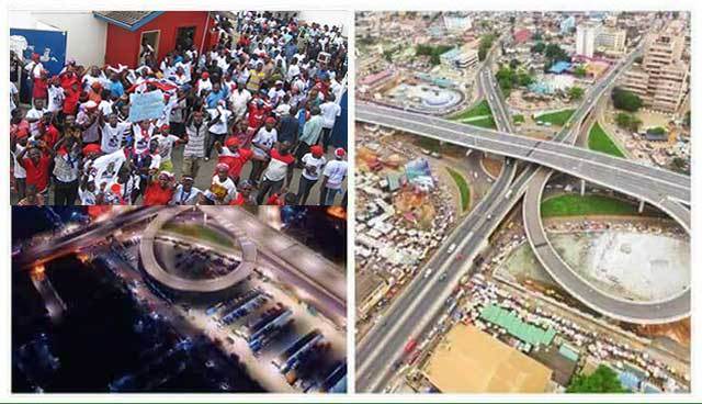 Kwame Nkrumah Circle Dubai Interchange. 