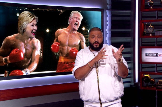 DJ Khaled is voting for Hilary Clinton. 