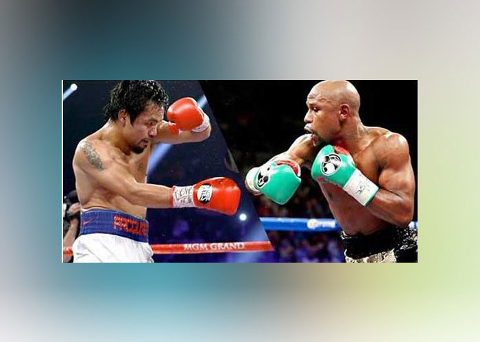 Floyd Mayweather Manny Pacman Boxing. 