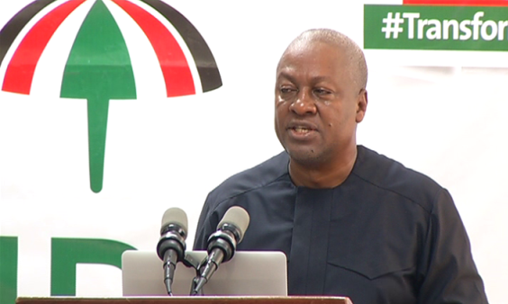 President John Mahama picks up nomination forms for NDC. 