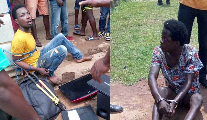 Koforidua four thieves grabbed. 