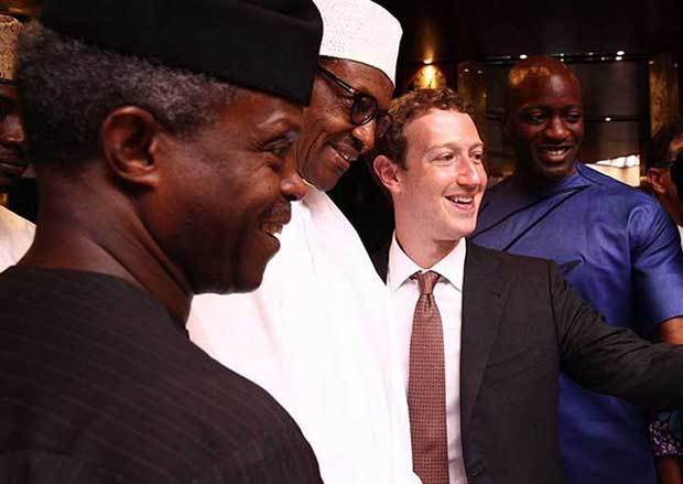 Mark Zuckerberg Buhari Yoruba man selfie. 