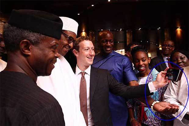 Mark Zuckerberg Buhari Yoruba man selfie 2