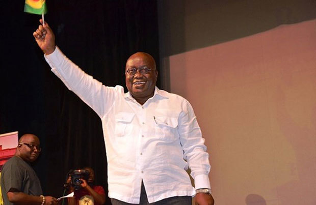 EC declares Nana Addo President-Elect of Ghana. 