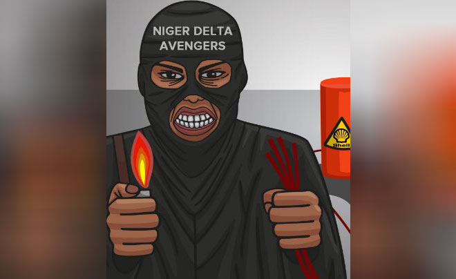 Niger Delta Avengers' website shut down. 