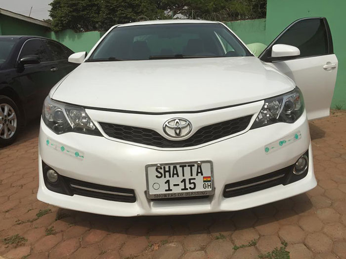 Shatta Wale customized car 1
