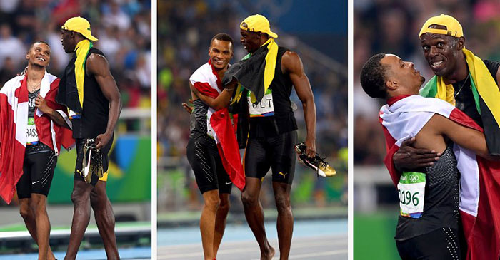 Usain Bolt and Andre De Grasse are relationship goals 8