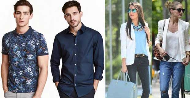 Casual wear for men and women. 